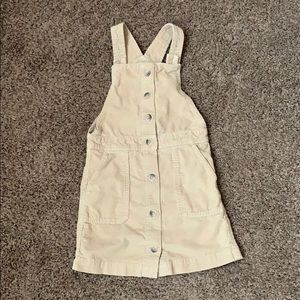 Corduroy jumper dress